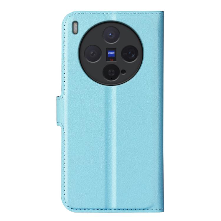 For vivo X300 Litchi Texture Horizontal Flip Leather Phone Case with Holder