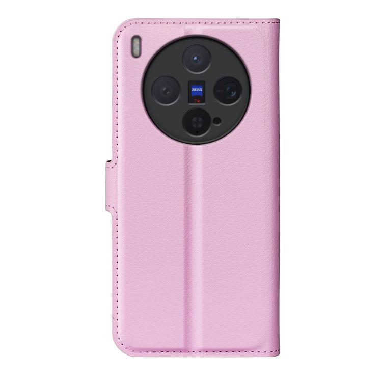For vivo X300 Litchi Texture Horizontal Flip Leather Phone Case with Holder
