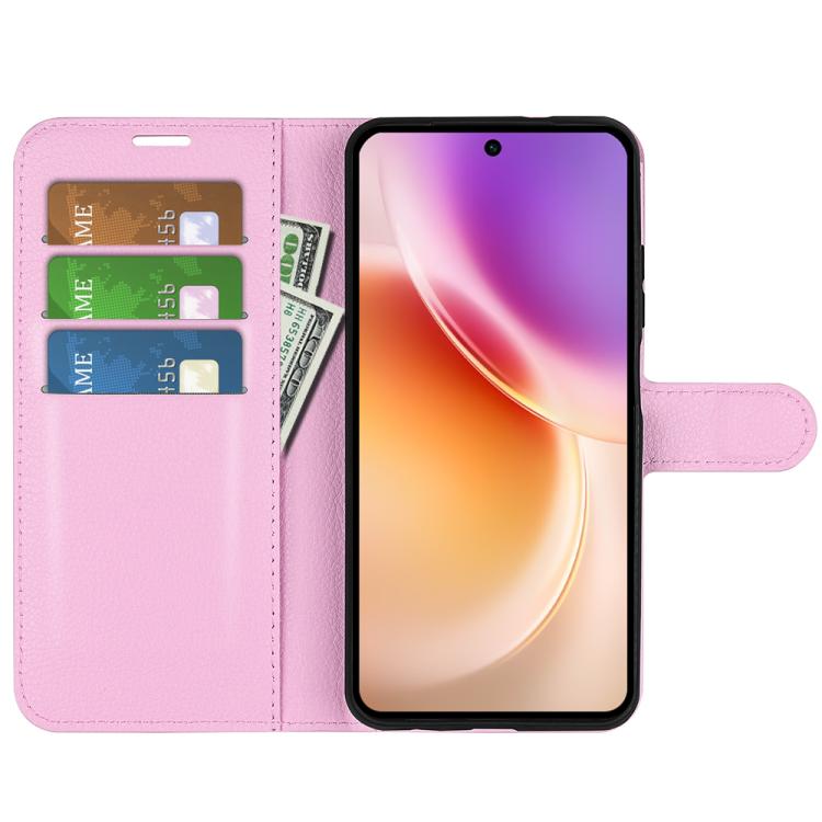 For vivo X300 Litchi Texture Horizontal Flip Leather Phone Case with Holder