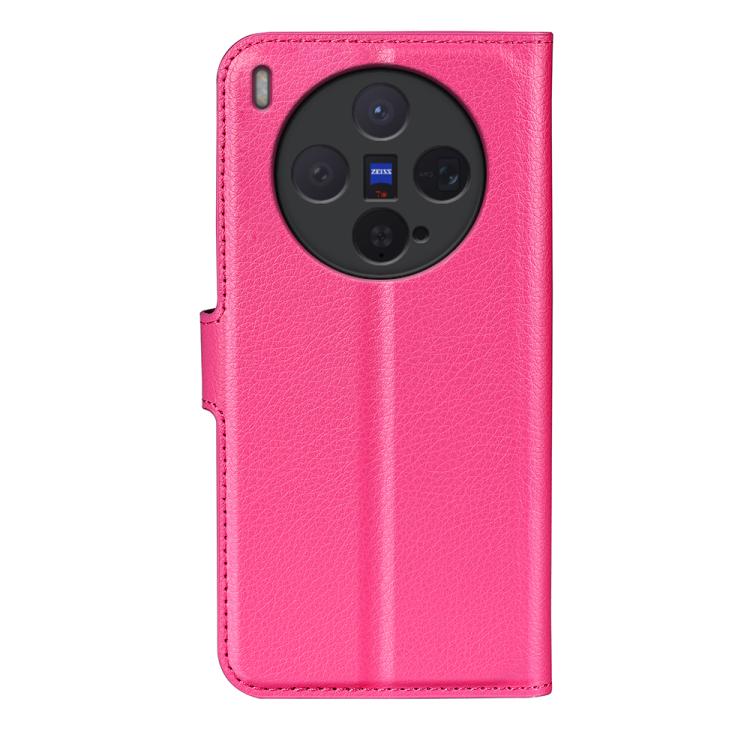 For vivo X300 Litchi Texture Horizontal Flip Leather Phone Case with Holder