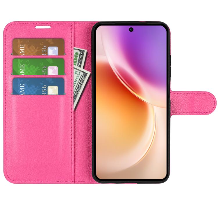 For vivo X300 Litchi Texture Horizontal Flip Leather Phone Case with Holder