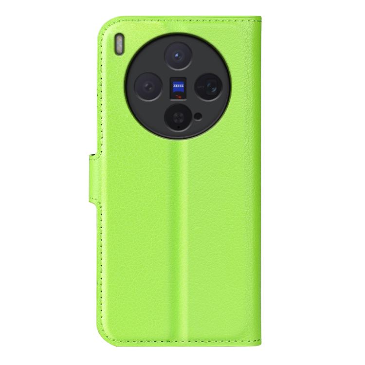 For vivo X300 Litchi Texture Horizontal Flip Leather Phone Case with Holder