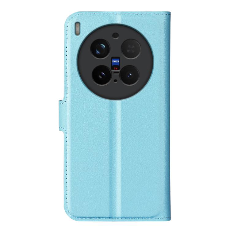 For vivo X300 Pro Litchi Texture Horizontal Flip Leather Phone Case with Holder