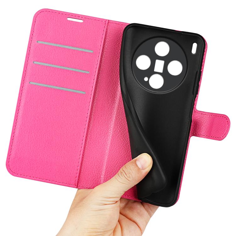 For vivo X300 Pro Litchi Texture Horizontal Flip Leather Phone Case with Holder