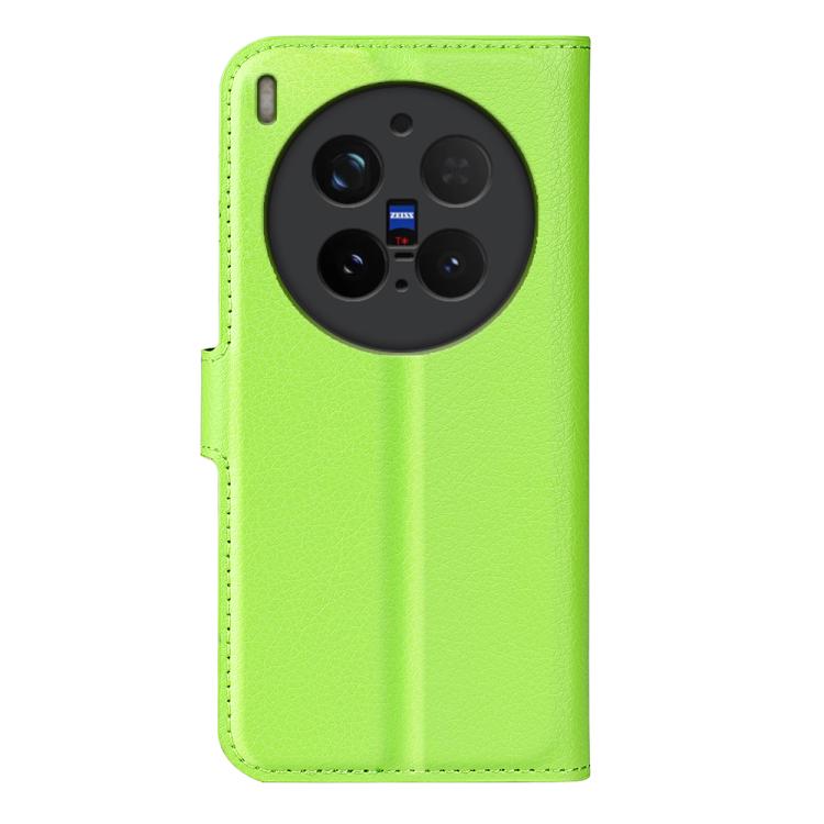 For vivo X300 Pro Litchi Texture Horizontal Flip Leather Phone Case with Holder