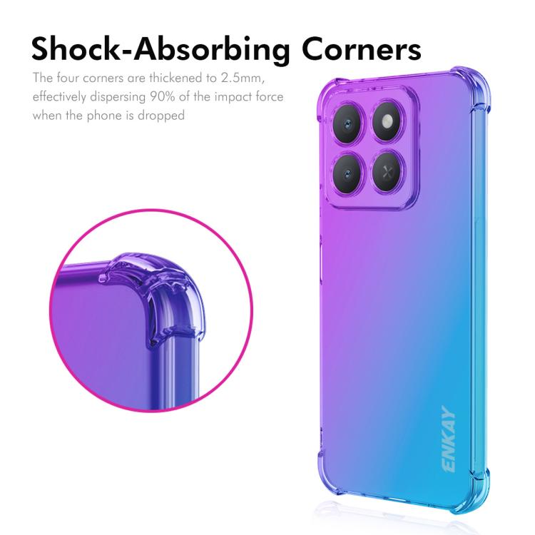 For Honor X8c ENKAY Hat-Prince Gradient Airbag TPU Phone Case