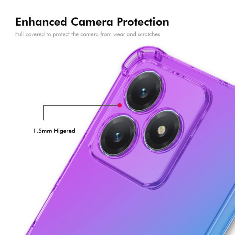 For Honor X5c / X5c Plus ENKAY Hat-Prince Gradient Airbag TPU Phone Case