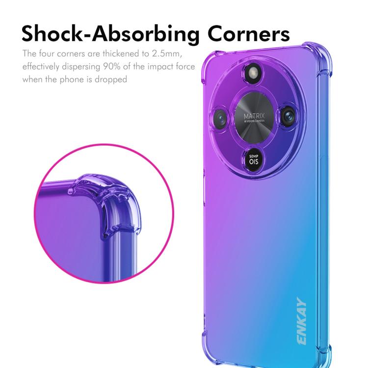 For Honor Magic8 Lite / X9d ENKAY Hat-Prince Gradient Airbag TPU Phone Case