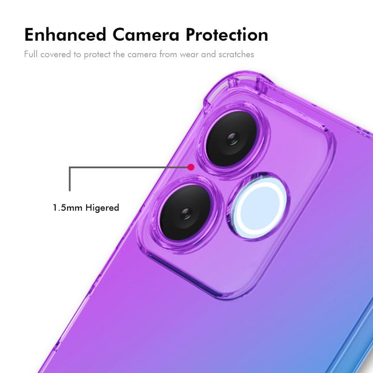 For Honor 600 Lite Global / 500 Smart ENKAY Hat-Prince Gradient Airbag TPU Phone Case