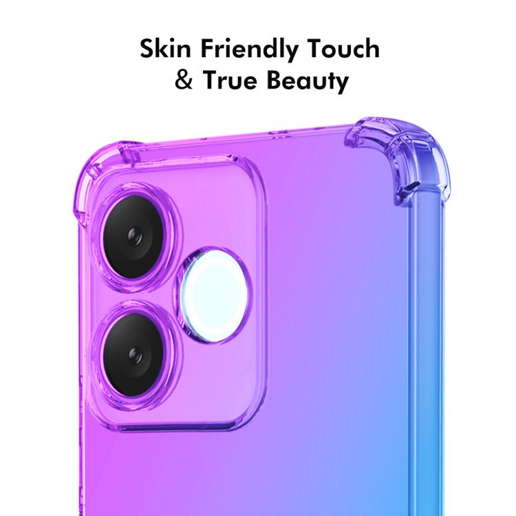 For Honor 600 Lite Global / 500 Smart ENKAY Hat-Prince Gradient Airbag TPU Phone Case