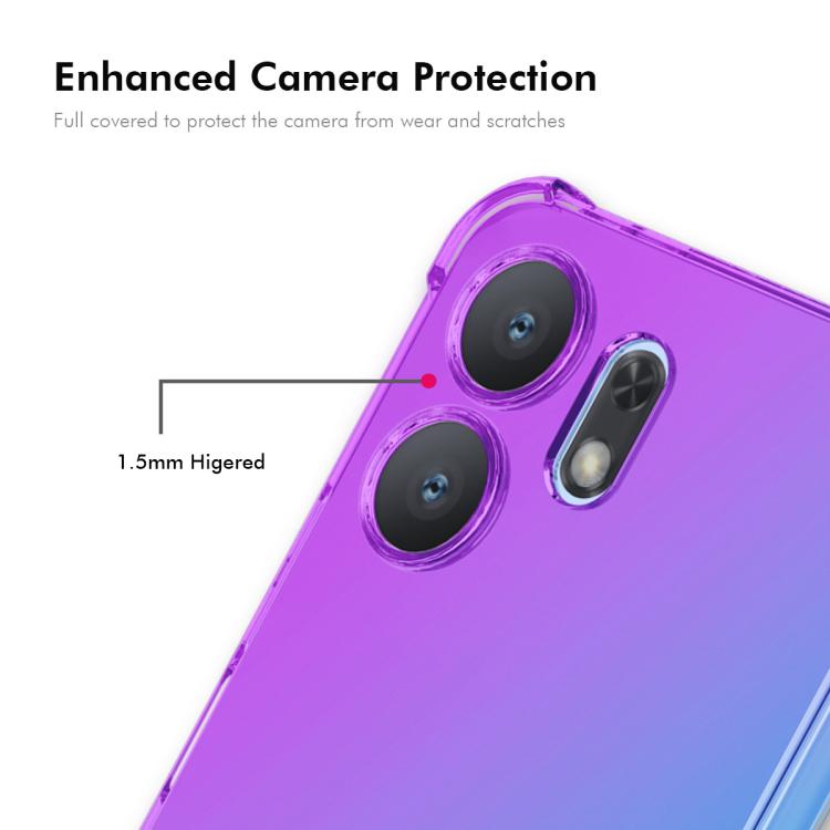 For Honor X6d / Play 60A ENKAY Hat-Prince Gradient Airbag TPU Phone Case