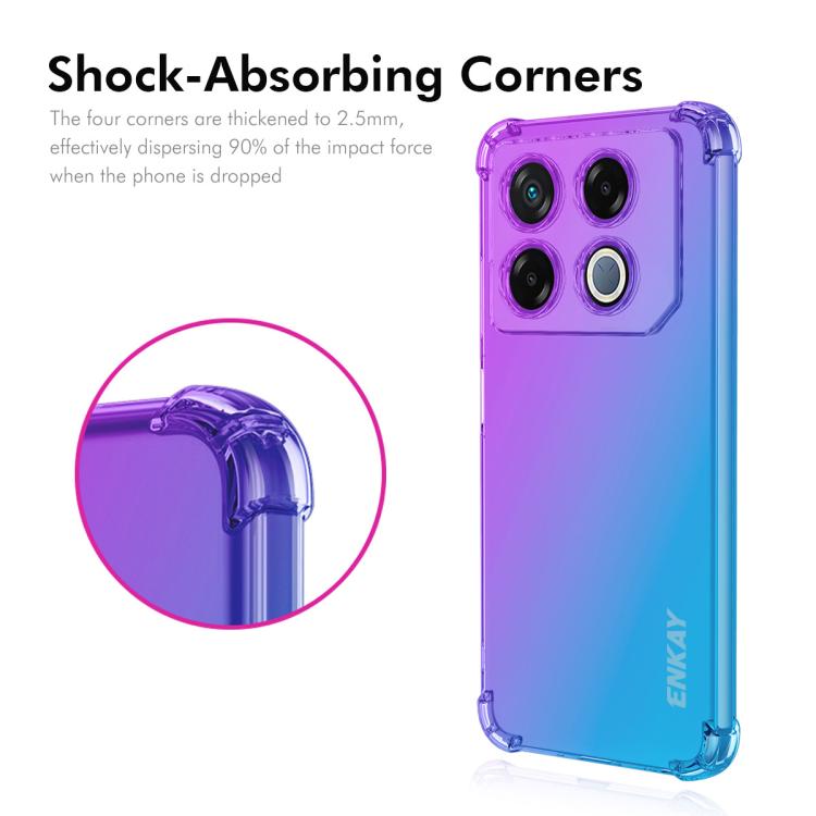 For Infinix GT 20 Pro ENKAY Hat-Prince Gradient Airbag TPU Phone Case