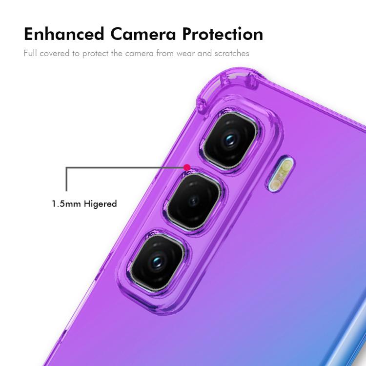 For Infinix Hot 50 Pro ENKAY Hat-Prince Gradient Airbag TPU Phone Case