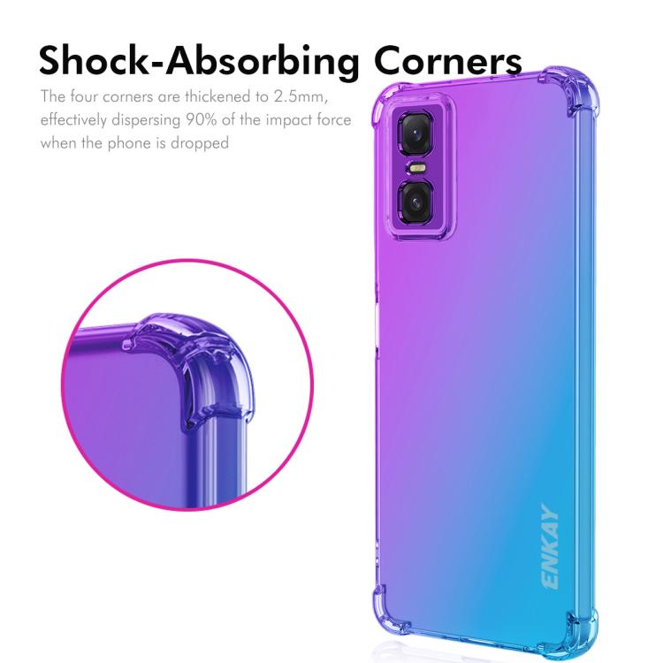 For Infinix GT 30 Pro 5G ENKAY Hat-Prince Gradient Airbag TPU Phone Case