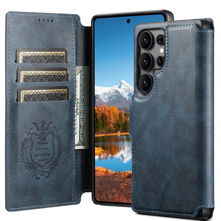 For Samsung Galaxy S25 Ultra 5G Suteni Q05 2-in-1 Multi-function Detachable Wallet MagSafe Phone Case