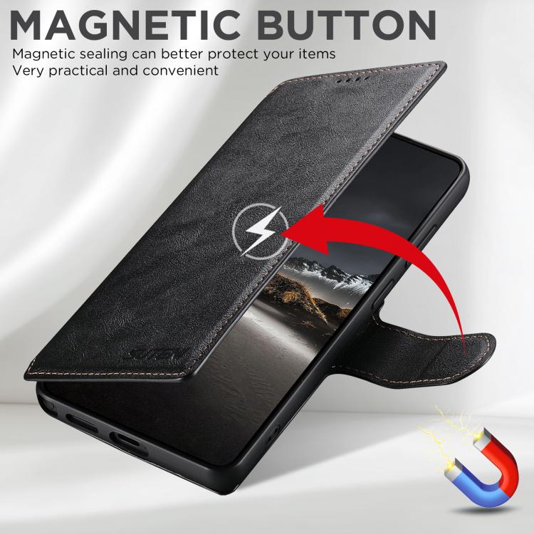 For Samsung Galaxy S26 Ultra 5G Suteni Q05 2-in-1 Multi-function Detachable Wallet MagSafe Phone Case