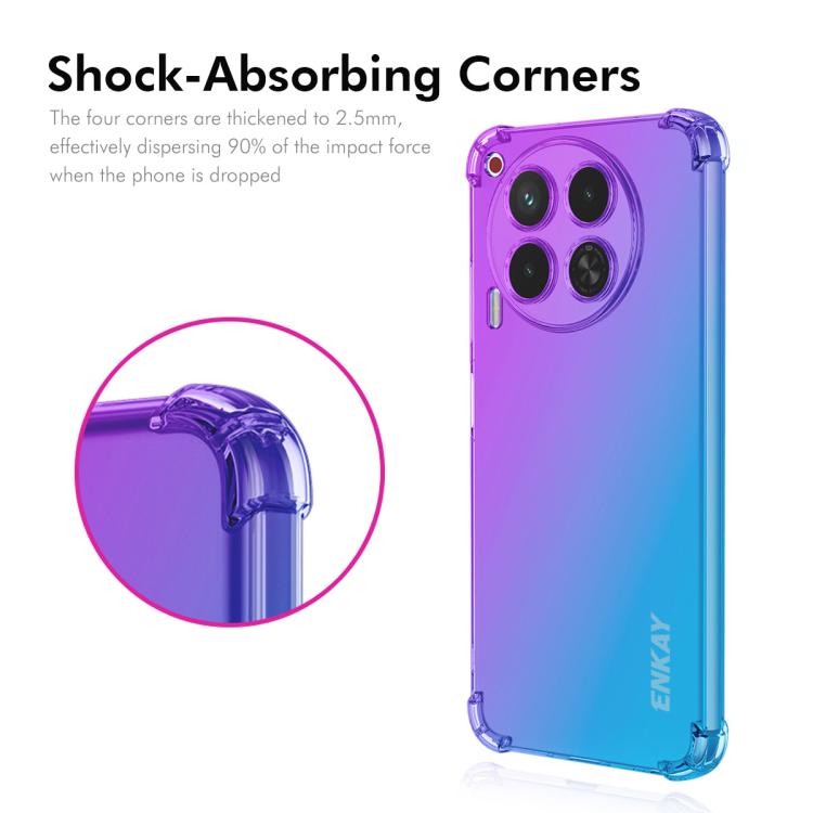 For Tecno Camon 30 4G ENKAY Hat-Prince Gradient Airbag TPU Phone Case