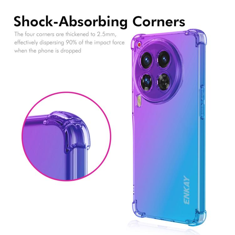 For Tecno Camon 30 Premier 5G ENKAY Hat-Prince Gradient Airbag TPU Phone Case