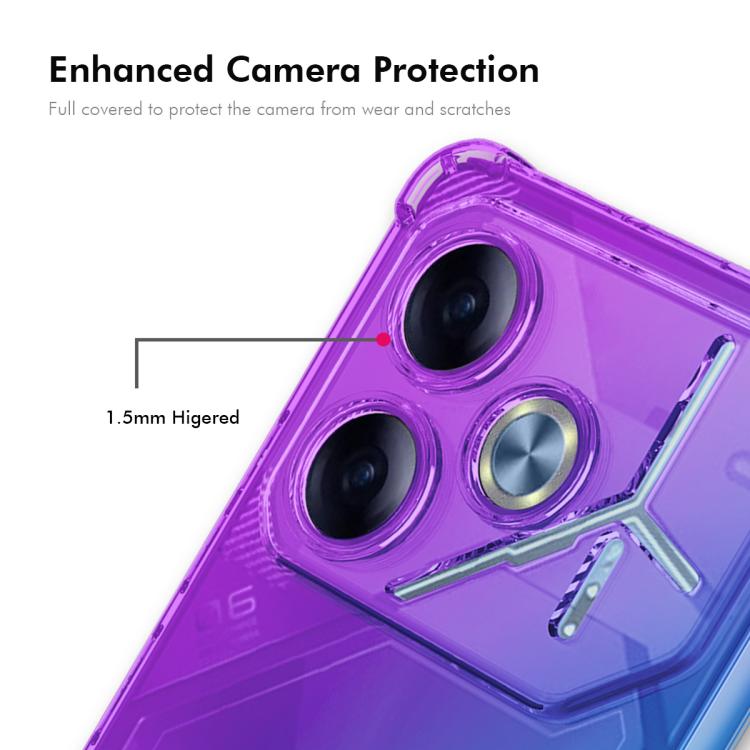 For Tecno Pova 6 5G ENKAY Hat-Prince Gradient Airbag TPU Phone Case
