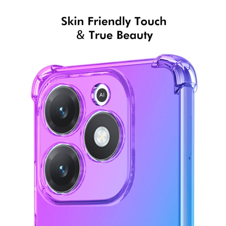 For Tecno Spark 20 / Spark Go 2024 ENKAY Hat-Prince Gradient Airbag TPU Phone Case