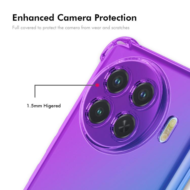 For Tecno Spark 20 Pro+ 4G ENKAY Hat-Prince Gradient Airbag TPU Phone Case