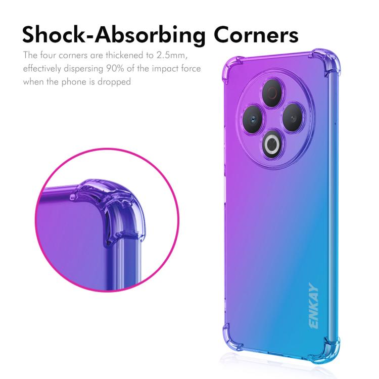 For Tecno Spark 30 4G ENKAY Hat-Prince Gradient Airbag TPU Phone Case
