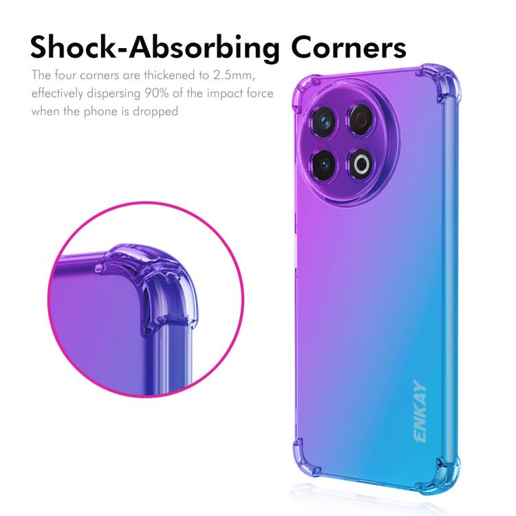 For Tecno Spark 30 Pro 4G ENKAY Hat-Prince Gradient Airbag TPU Phone Case