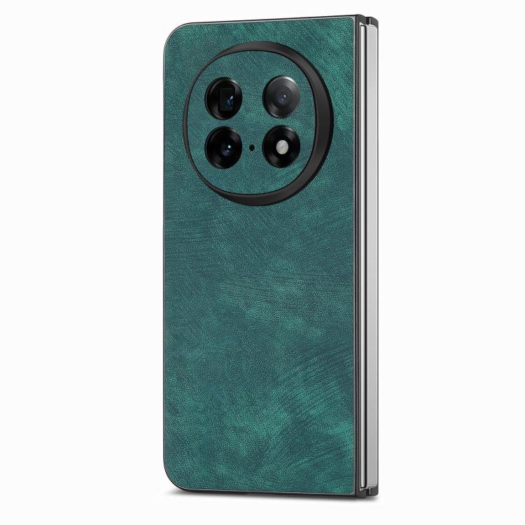 For OPPO Find N5 Vintage Leather PC Back Cover Phone Cas
