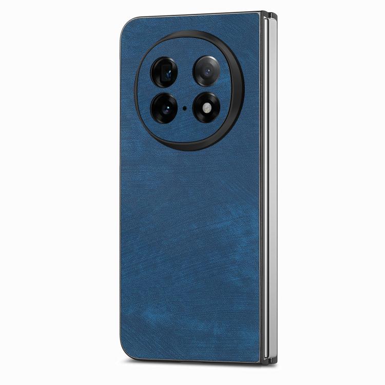 For OPPO Find N5 Vintage Leather PC Back Cover Phone Cas