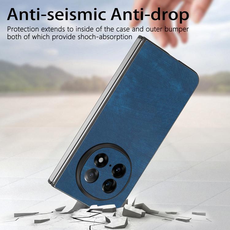 For OPPO Find N5 Vintage Leather PC Back Cover Phone Cas