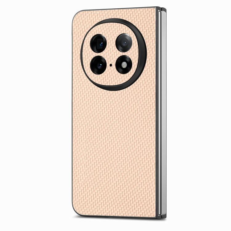 For OPPO Find N5 Carbon Fiber Texture Leather Back Phone Case
