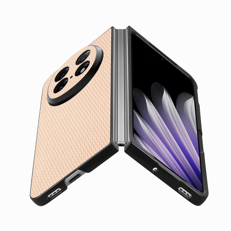 For OPPO Find N5 Carbon Fiber Texture Leather Back Phone Case