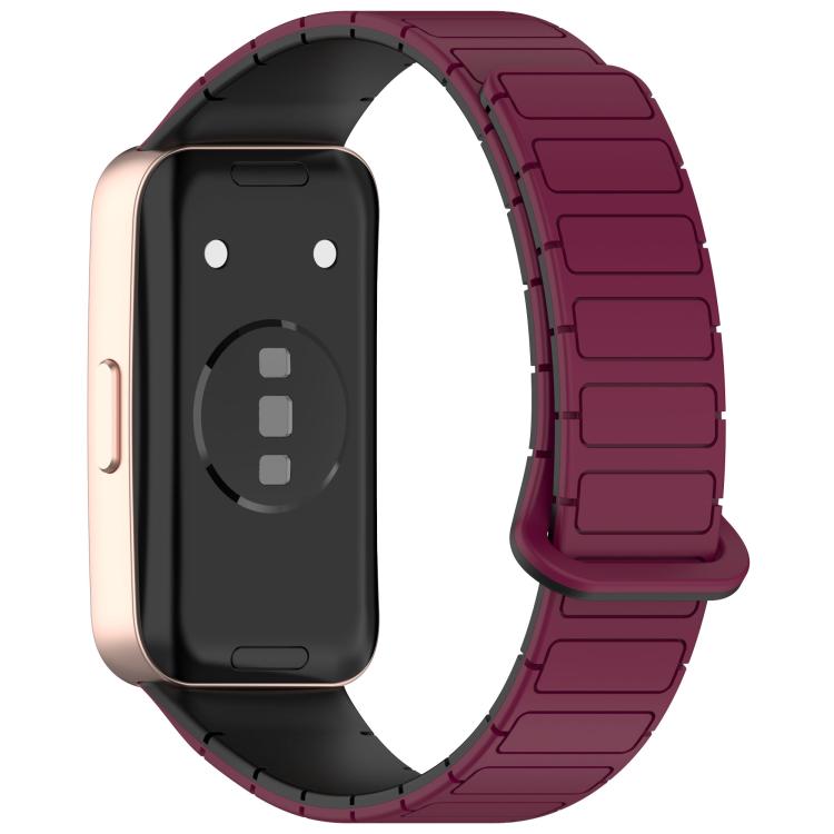 For Huawei Watch Band 10 / 10 NFC I-Shaped Magnetic Silicone Watch Band