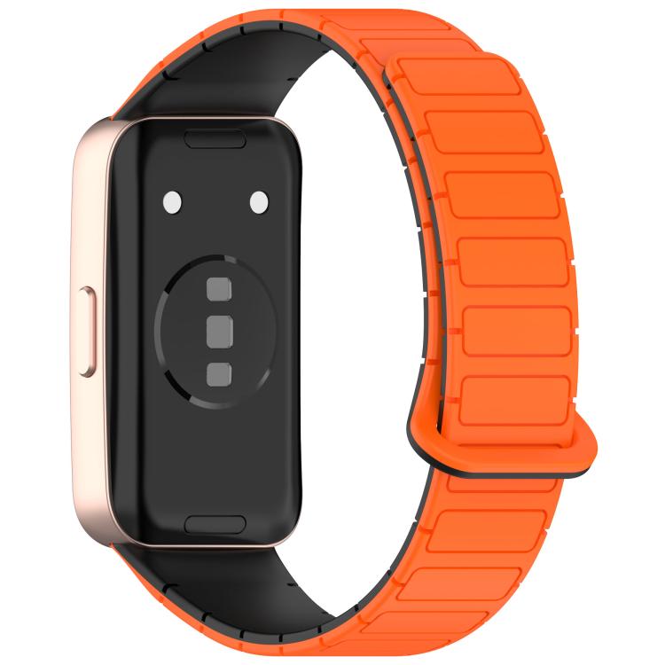 For Huawei Watch Band 10 / 10 NFC I-Shaped Magnetic Silicone Watch Band