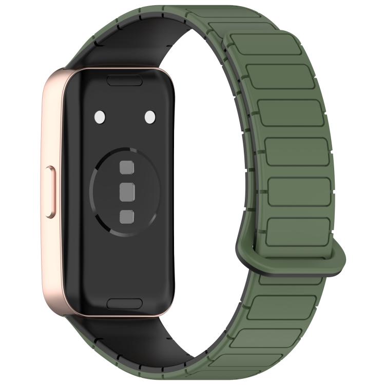 For Huawei Watch Band 10 / 10 NFC I-Shaped Magnetic Silicone Watch Band