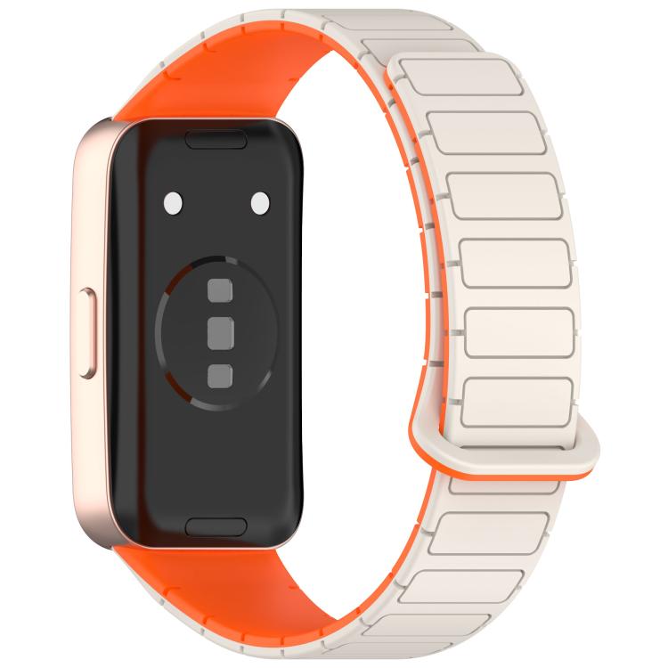 For Huawei Watch Band 10 / 10 NFC I-Shaped Magnetic Silicone Watch Band