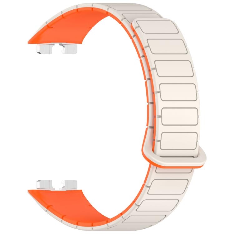 For Huawei Watch Band 10 / 10 NFC I-Shaped Magnetic Silicone Watch Band