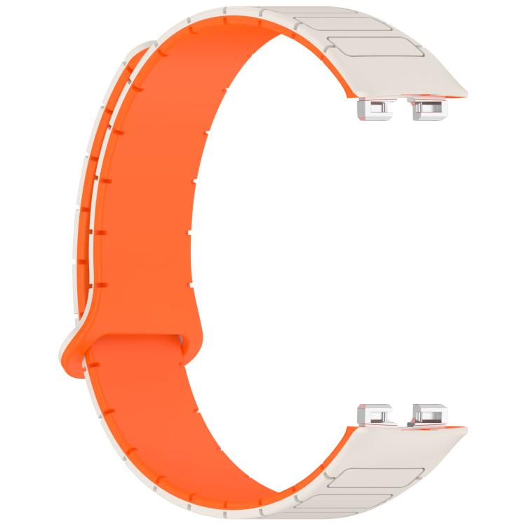 For Huawei Watch Band 10 / 10 NFC I-Shaped Magnetic Silicone Watch Band