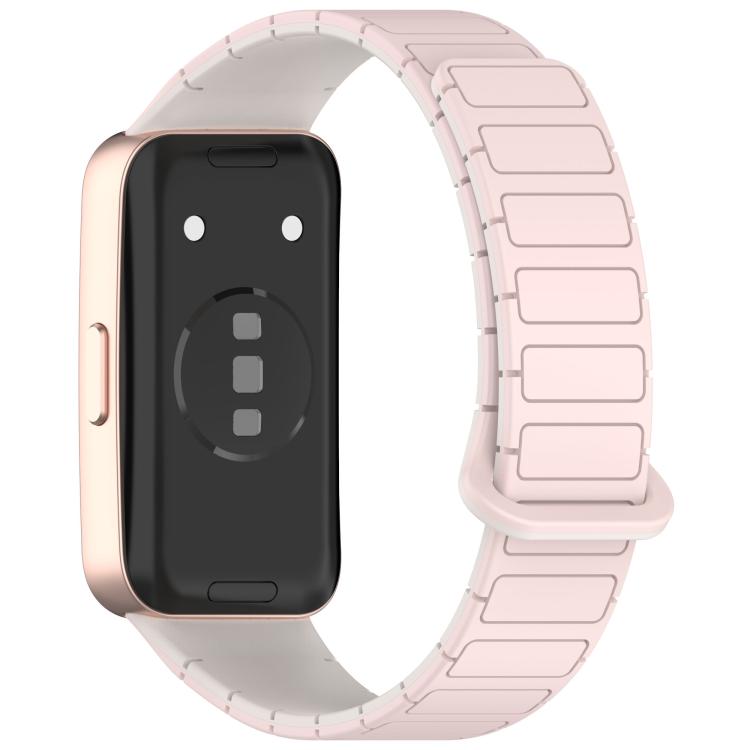 For Huawei Watch Band 10 / 10 NFC I-Shaped Magnetic Silicone Watch Band