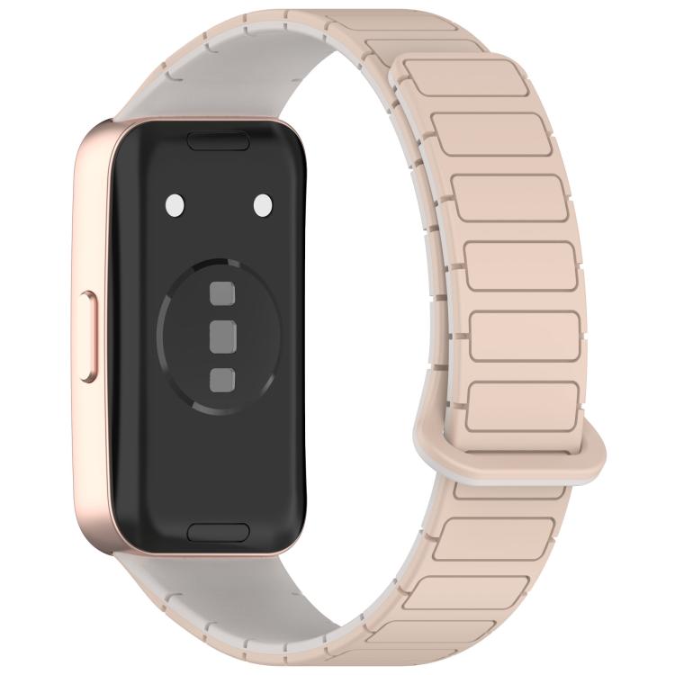 For Huawei Watch Band 10 / 10 NFC I-Shaped Magnetic Silicone Watch Band