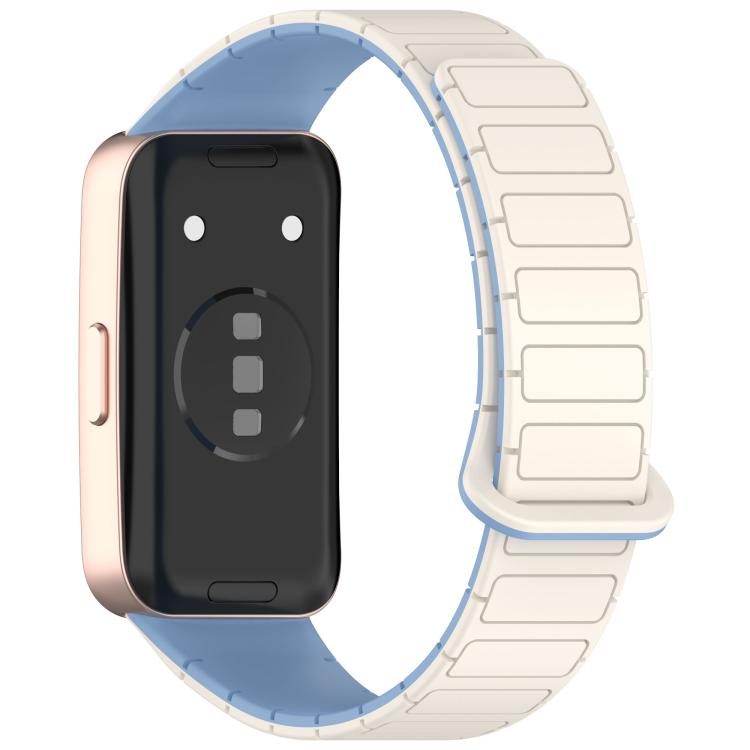 For Huawei Watch Band 10 / 10 NFC I-Shaped Magnetic Silicone Watch Band