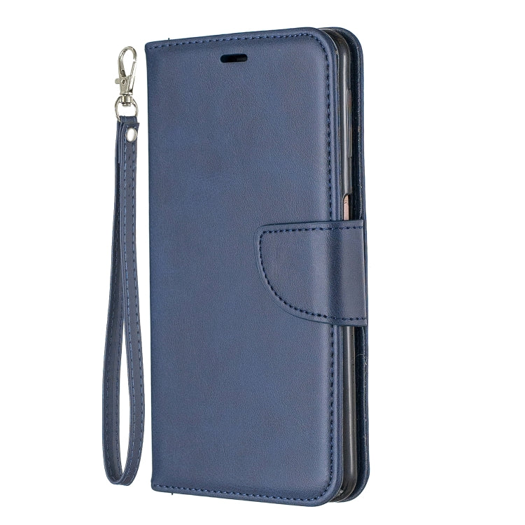 Retro Lambskin Texture Pure Color Horizontal Flip PU Leather Case for Galaxy A7 2018&A750, with Holder & Card Slots & Wallet & Lanyard