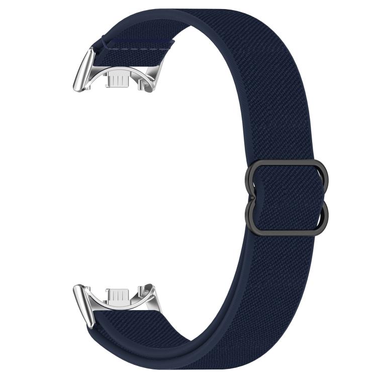 For Xiaomi Smart Band 10 / 9 / 8 Slide Buckle Nylon Elastic Braided Watch Band