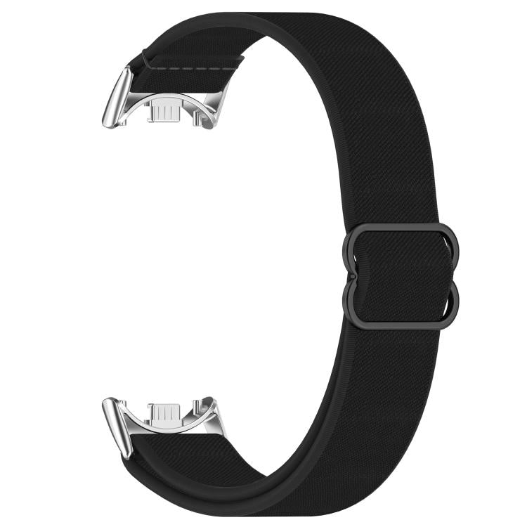 For Xiaomi Smart Band 10 / 9 / 8 Slide Buckle Nylon Elastic Braided Watch Band