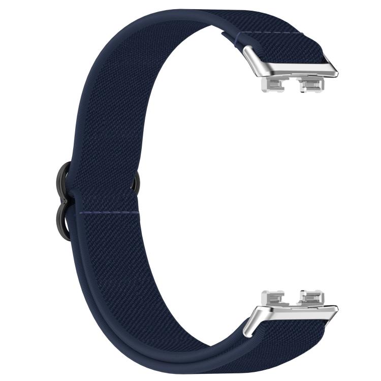 For Huawei Band 10 / 10 NFC / 9 / 9 NFC Slide Buckle Nylon Elastic Braided Watch Band
