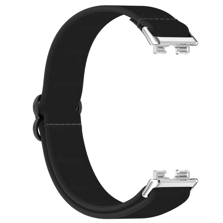 For Huawei Band 10 / 10 NFC / 9 / 9 NFC Slide Buckle Nylon Elastic Braided Watch Band