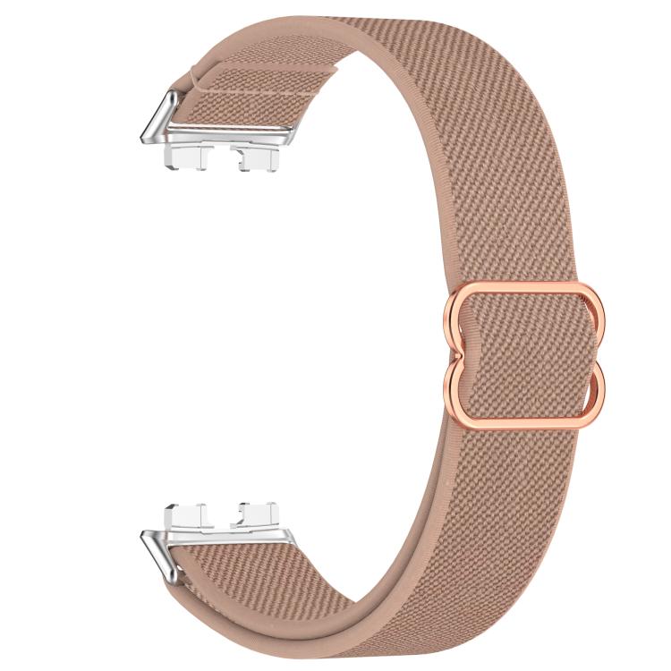 For Huawei Band 10 / 10 NFC / 9 / 9 NFC Slide Buckle Nylon Elastic Braided Watch Band