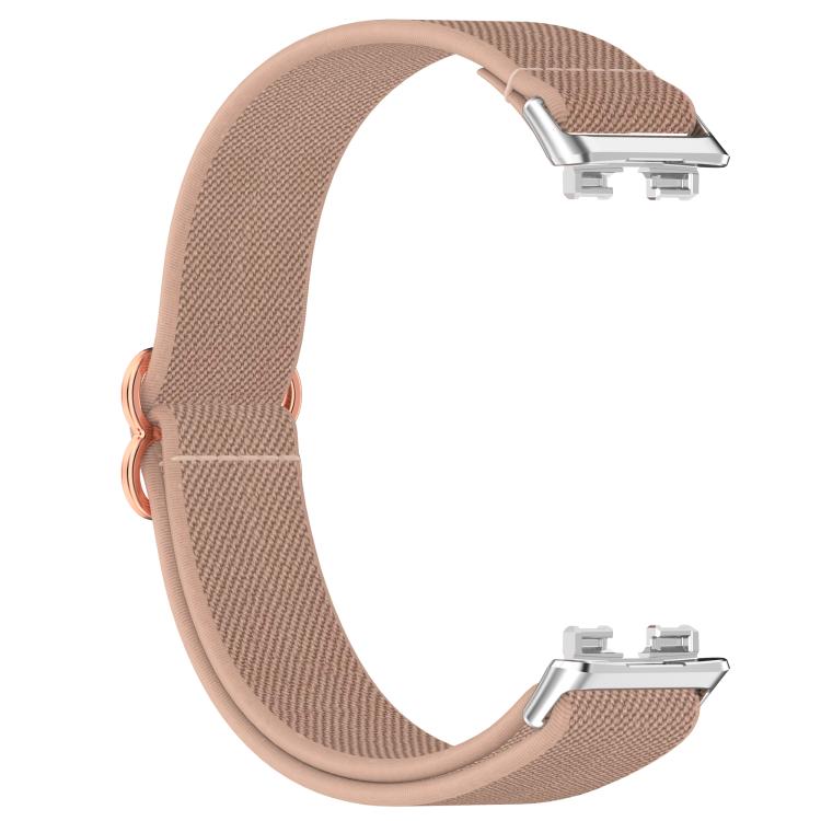 For Huawei Band 10 / 10 NFC / 9 / 9 NFC Slide Buckle Nylon Elastic Braided Watch Band