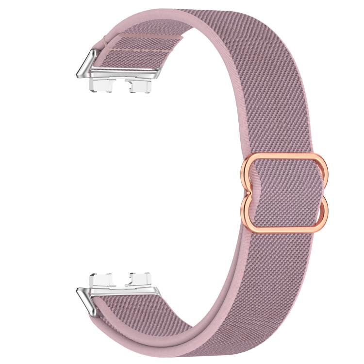 For Huawei Band 10 / 10 NFC / 9 / 9 NFC Slide Buckle Nylon Elastic Braided Watch Band
