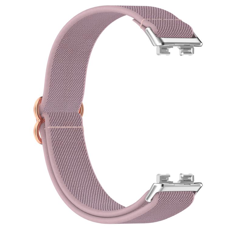For Huawei Band 10 / 10 NFC / 9 / 9 NFC Slide Buckle Nylon Elastic Braided Watch Band